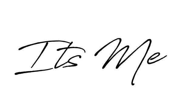 Make a beautiful signature design for name Its Me. With this signature (Antro_Vectra_Bolder) style, you can create a handwritten signature for free. Its Me signature style 7 images and pictures png