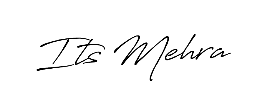 Also You can easily find your signature by using the search form. We will create Its Mehra name handwritten signature images for you free of cost using Antro_Vectra_Bolder sign style. Its Mehra signature style 7 images and pictures png