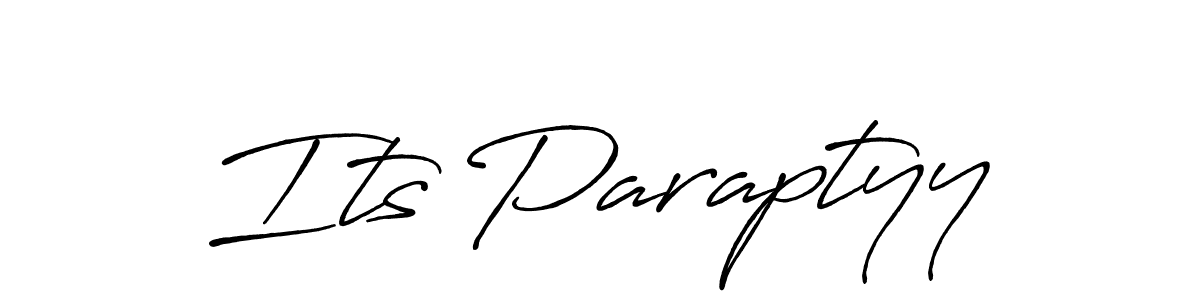 How to make Its Paraptyy name signature. Use Antro_Vectra_Bolder style for creating short signs online. This is the latest handwritten sign. Its Paraptyy signature style 7 images and pictures png