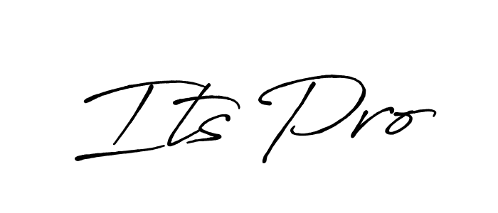 How to make Its Pro name signature. Use Antro_Vectra_Bolder style for creating short signs online. This is the latest handwritten sign. Its Pro signature style 7 images and pictures png