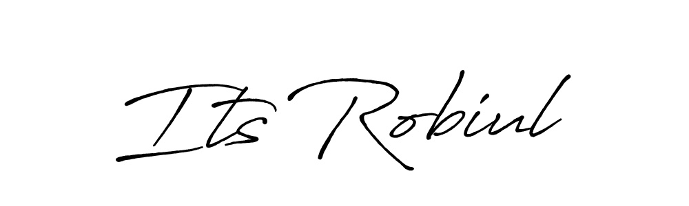 Antro_Vectra_Bolder is a professional signature style that is perfect for those who want to add a touch of class to their signature. It is also a great choice for those who want to make their signature more unique. Get Its Robiul name to fancy signature for free. Its Robiul signature style 7 images and pictures png