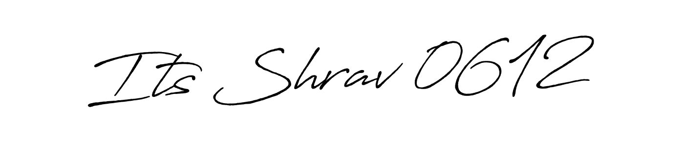 How to make Its Shrav 0612 name signature. Use Antro_Vectra_Bolder style for creating short signs online. This is the latest handwritten sign. Its Shrav 0612 signature style 7 images and pictures png