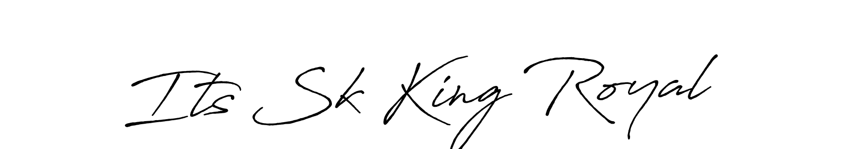 It looks lik you need a new signature style for name Its Sk King Royal. Design unique handwritten (Antro_Vectra_Bolder) signature with our free signature maker in just a few clicks. Its Sk King Royal signature style 7 images and pictures png