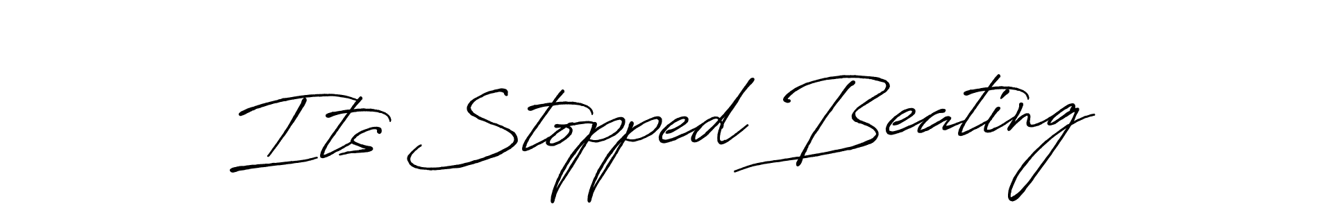 Once you've used our free online signature maker to create your best signature Antro_Vectra_Bolder style, it's time to enjoy all of the benefits that Its Stopped Beating name signing documents. Its Stopped Beating signature style 7 images and pictures png