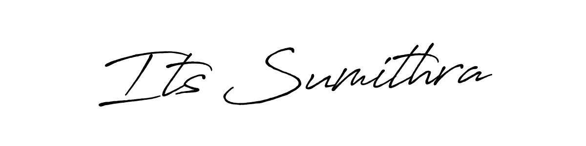The best way (Antro_Vectra_Bolder) to make a short signature is to pick only two or three words in your name. The name Its Sumithra include a total of six letters. For converting this name. Its Sumithra signature style 7 images and pictures png