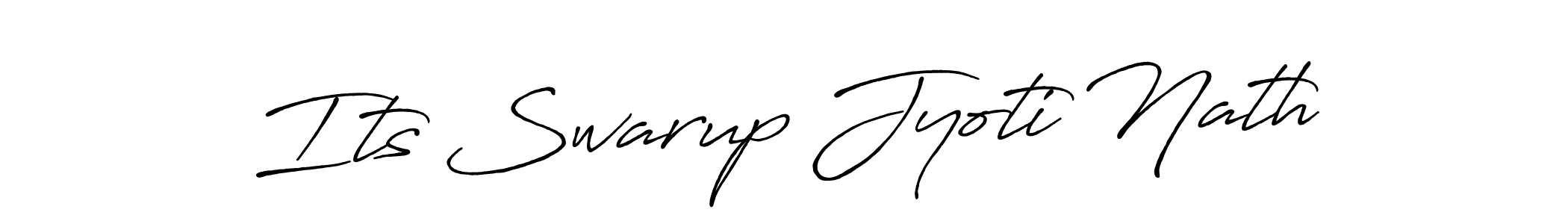 You should practise on your own different ways (Antro_Vectra_Bolder) to write your name (Its Swarup Jyoti Nath) in signature. don't let someone else do it for you. Its Swarup Jyoti Nath signature style 7 images and pictures png