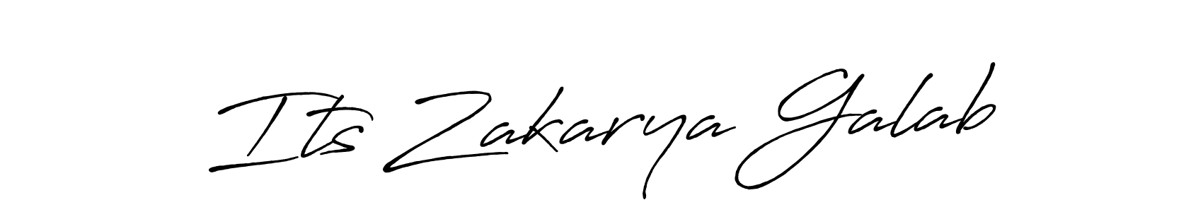 Make a beautiful signature design for name Its Zakarya Galab. With this signature (Antro_Vectra_Bolder) style, you can create a handwritten signature for free. Its Zakarya Galab signature style 7 images and pictures png