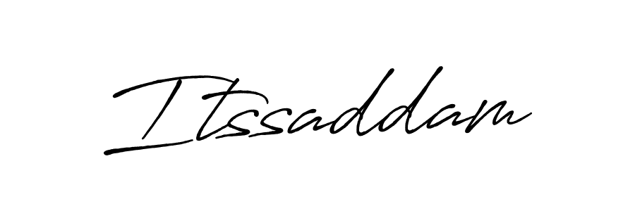 Use a signature maker to create a handwritten signature online. With this signature software, you can design (Antro_Vectra_Bolder) your own signature for name Itssaddam. Itssaddam signature style 7 images and pictures png