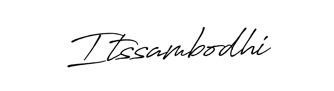 Itssambodhi stylish signature style. Best Handwritten Sign (Antro_Vectra_Bolder) for my name. Handwritten Signature Collection Ideas for my name Itssambodhi. Itssambodhi signature style 7 images and pictures png