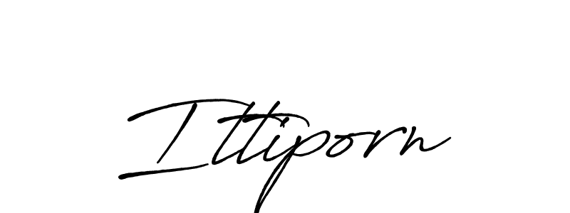 Create a beautiful signature design for name Ittiporn. With this signature (Antro_Vectra_Bolder) fonts, you can make a handwritten signature for free. Ittiporn signature style 7 images and pictures png