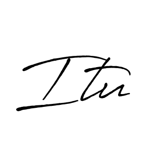 if you are searching for the best signature style for your name Itu. so please give up your signature search. here we have designed multiple signature styles  using Antro_Vectra_Bolder. Itu signature style 7 images and pictures png