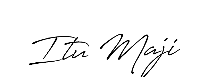 Also we have Itu Maji name is the best signature style. Create professional handwritten signature collection using Antro_Vectra_Bolder autograph style. Itu Maji signature style 7 images and pictures png