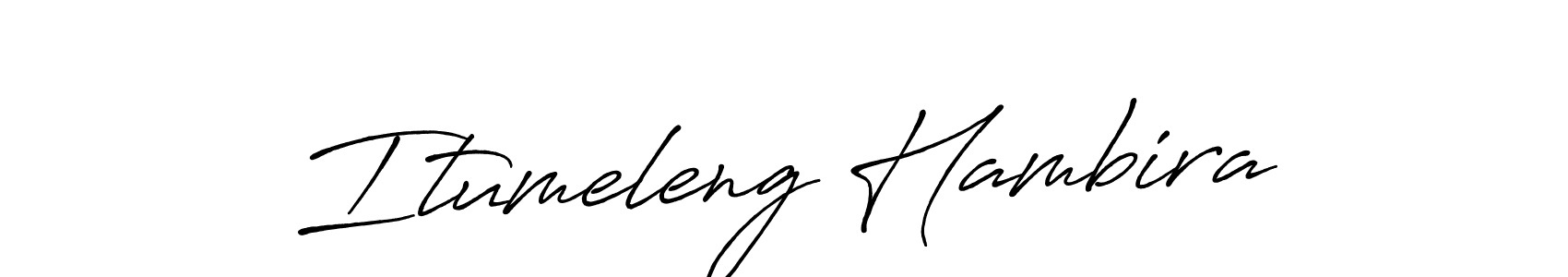 Once you've used our free online signature maker to create your best signature Antro_Vectra_Bolder style, it's time to enjoy all of the benefits that Itumeleng Hambira name signing documents. Itumeleng Hambira signature style 7 images and pictures png
