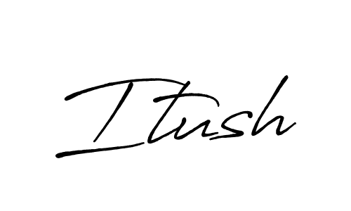 How to make Itush signature? Antro_Vectra_Bolder is a professional autograph style. Create handwritten signature for Itush name. Itush signature style 7 images and pictures png