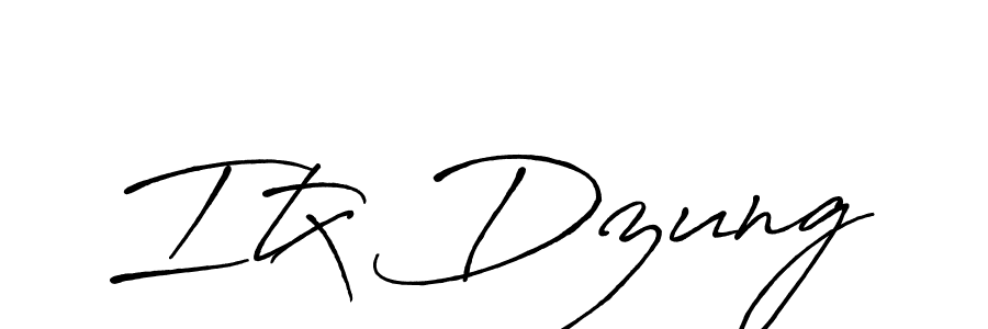 Make a beautiful signature design for name Itx Dzung. With this signature (Antro_Vectra_Bolder) style, you can create a handwritten signature for free. Itx Dzung signature style 7 images and pictures png
