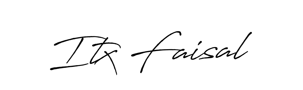 You should practise on your own different ways (Antro_Vectra_Bolder) to write your name (Itx Faisal) in signature. don't let someone else do it for you. Itx Faisal signature style 7 images and pictures png