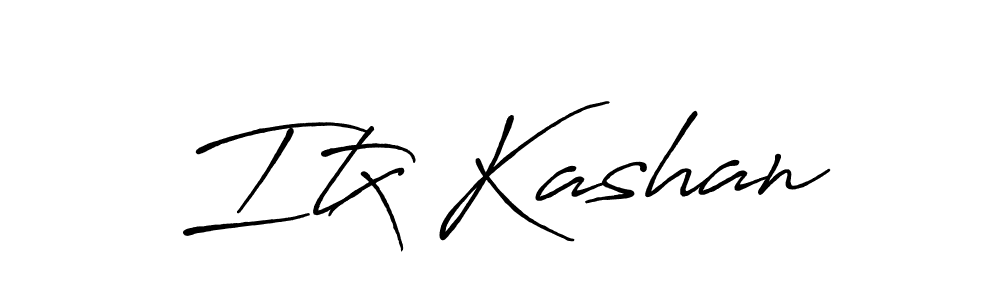 Make a beautiful signature design for name Itx Kashan. With this signature (Antro_Vectra_Bolder) style, you can create a handwritten signature for free. Itx Kashan signature style 7 images and pictures png