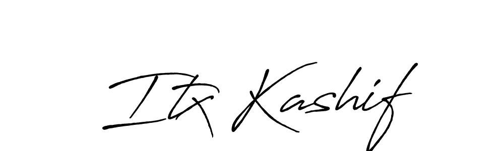 How to make Itx Kashif signature? Antro_Vectra_Bolder is a professional autograph style. Create handwritten signature for Itx Kashif name. Itx Kashif signature style 7 images and pictures png