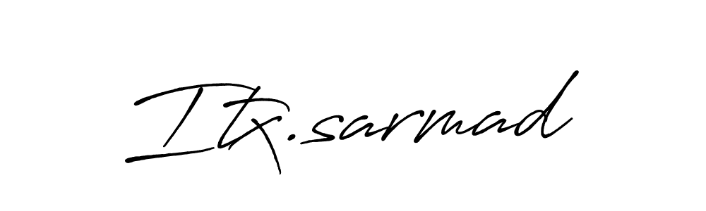 How to make Itx.sarmad signature? Antro_Vectra_Bolder is a professional autograph style. Create handwritten signature for Itx.sarmad name. Itx.sarmad signature style 7 images and pictures png