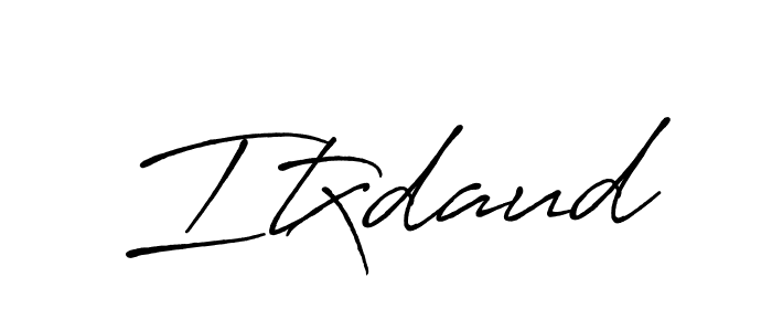 This is the best signature style for the Itxdaud name. Also you like these signature font (Antro_Vectra_Bolder). Mix name signature. Itxdaud signature style 7 images and pictures png