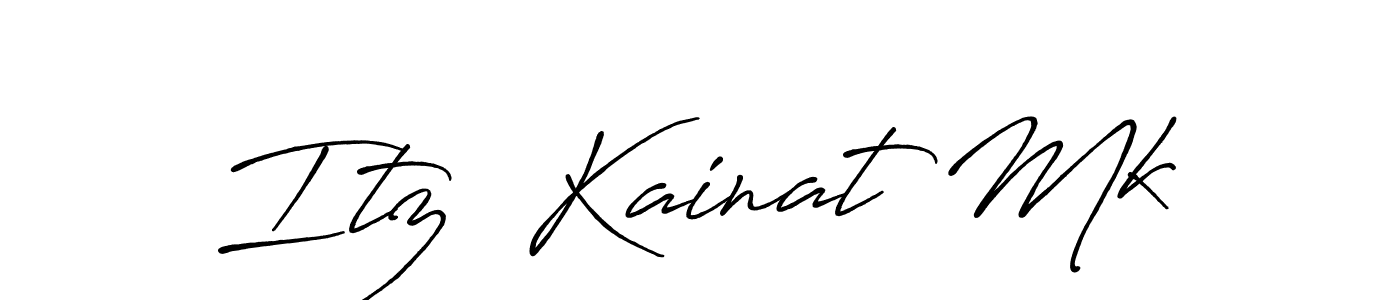 See photos of Itz  Kainat Mk official signature by Spectra . Check more albums & portfolios. Read reviews & check more about Antro_Vectra_Bolder font. Itz  Kainat Mk signature style 7 images and pictures png