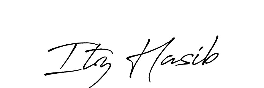 Make a beautiful signature design for name Itz Hasib. With this signature (Antro_Vectra_Bolder) style, you can create a handwritten signature for free. Itz Hasib signature style 7 images and pictures png