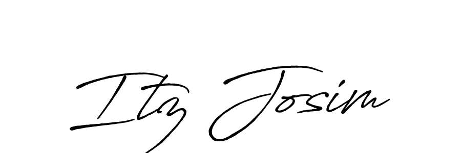 How to make Itz Josim signature? Antro_Vectra_Bolder is a professional autograph style. Create handwritten signature for Itz Josim name. Itz Josim signature style 7 images and pictures png