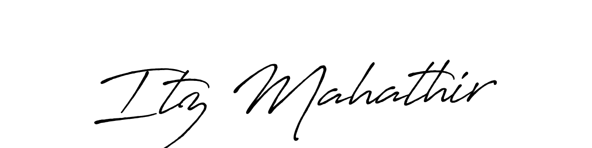 Similarly Antro_Vectra_Bolder is the best handwritten signature design. Signature creator online .You can use it as an online autograph creator for name Itz Mahathir. Itz Mahathir signature style 7 images and pictures png