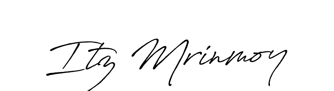 It looks lik you need a new signature style for name Itz Mrinmoy. Design unique handwritten (Antro_Vectra_Bolder) signature with our free signature maker in just a few clicks. Itz Mrinmoy signature style 7 images and pictures png