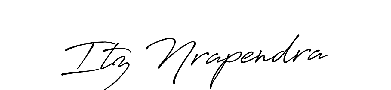 This is the best signature style for the Itz Nrapendra name. Also you like these signature font (Antro_Vectra_Bolder). Mix name signature. Itz Nrapendra signature style 7 images and pictures png