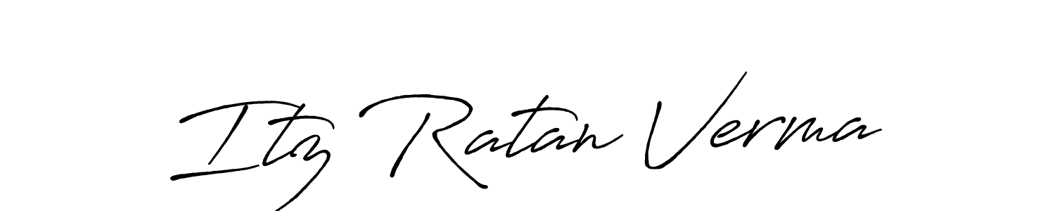 if you are searching for the best signature style for your name Itz Ratan Verma. so please give up your signature search. here we have designed multiple signature styles  using Antro_Vectra_Bolder. Itz Ratan Verma signature style 7 images and pictures png