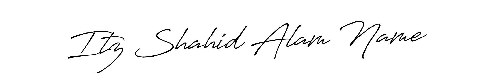 Also we have Itz Shahid Alam Name name is the best signature style. Create professional handwritten signature collection using Antro_Vectra_Bolder autograph style. Itz Shahid Alam Name signature style 7 images and pictures png