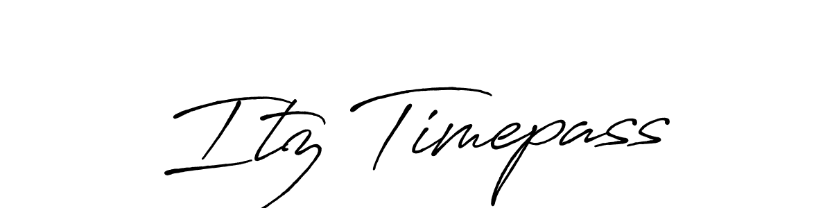 Itz Timepass stylish signature style. Best Handwritten Sign (Antro_Vectra_Bolder) for my name. Handwritten Signature Collection Ideas for my name Itz Timepass. Itz Timepass signature style 7 images and pictures png