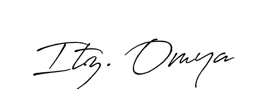 It looks lik you need a new signature style for name Itz. Omya. Design unique handwritten (Antro_Vectra_Bolder) signature with our free signature maker in just a few clicks. Itz. Omya signature style 7 images and pictures png