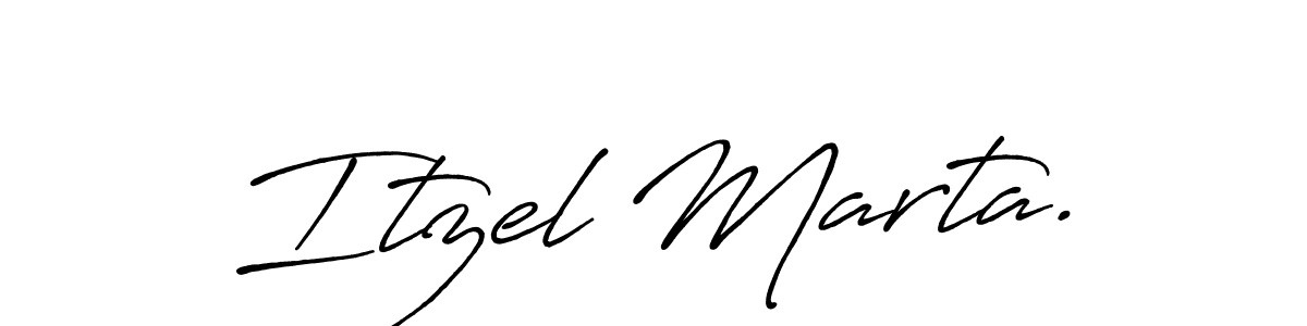 It looks lik you need a new signature style for name Itzel Marta.. Design unique handwritten (Antro_Vectra_Bolder) signature with our free signature maker in just a few clicks. Itzel Marta. signature style 7 images and pictures png