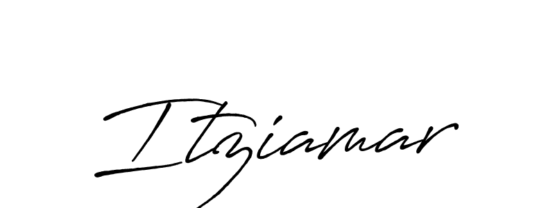 Make a beautiful signature design for name Itziamar. With this signature (Antro_Vectra_Bolder) style, you can create a handwritten signature for free. Itziamar signature style 7 images and pictures png