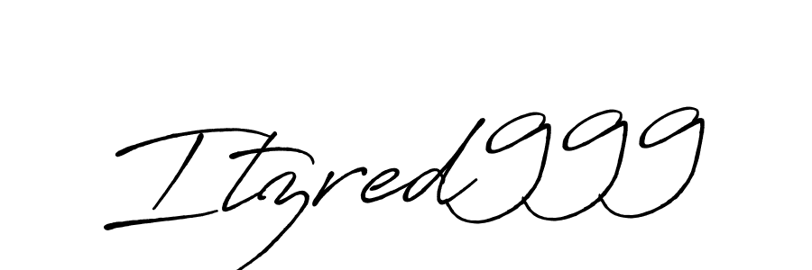 Itzred999 stylish signature style. Best Handwritten Sign (Antro_Vectra_Bolder) for my name. Handwritten Signature Collection Ideas for my name Itzred999. Itzred999 signature style 7 images and pictures png