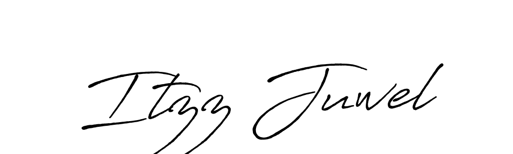 Similarly Antro_Vectra_Bolder is the best handwritten signature design. Signature creator online .You can use it as an online autograph creator for name Itzz Juwel. Itzz Juwel signature style 7 images and pictures png