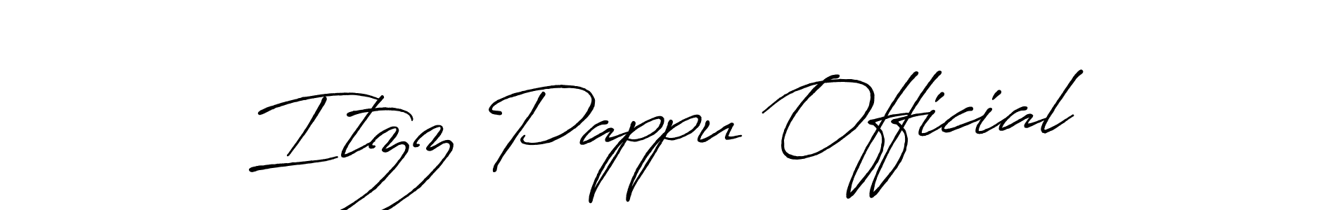 How to Draw Itzz Pappu Official signature style? Antro_Vectra_Bolder is a latest design signature styles for name Itzz Pappu Official. Itzz Pappu Official signature style 7 images and pictures png