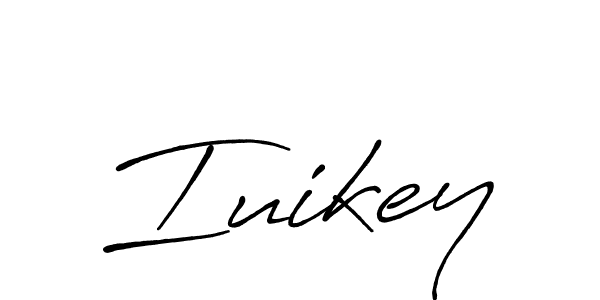 Best and Professional Signature Style for Iuikey. Antro_Vectra_Bolder Best Signature Style Collection. Iuikey signature style 7 images and pictures png