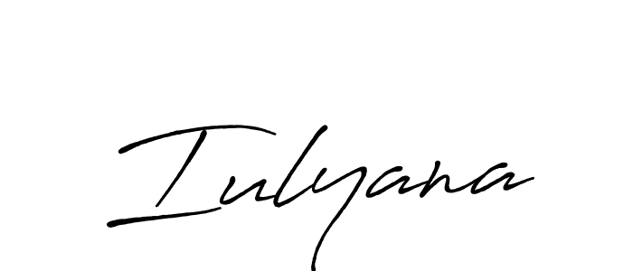 It looks lik you need a new signature style for name Iulyana. Design unique handwritten (Antro_Vectra_Bolder) signature with our free signature maker in just a few clicks. Iulyana signature style 7 images and pictures png
