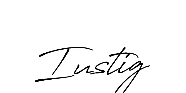 You should practise on your own different ways (Antro_Vectra_Bolder) to write your name (Iustig) in signature. don't let someone else do it for you. Iustig signature style 7 images and pictures png