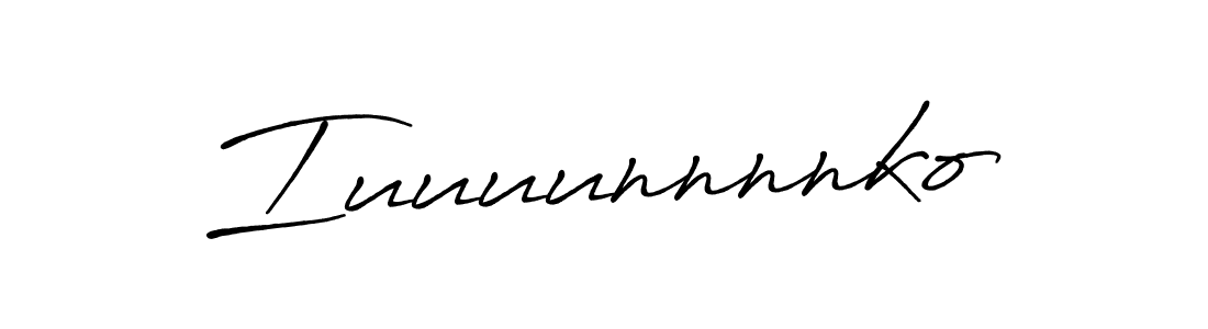 How to Draw Iuuuunnnnko signature style? Antro_Vectra_Bolder is a latest design signature styles for name Iuuuunnnnko. Iuuuunnnnko signature style 7 images and pictures png