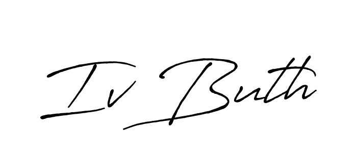 Also You can easily find your signature by using the search form. We will create Iv Buth name handwritten signature images for you free of cost using Antro_Vectra_Bolder sign style. Iv Buth signature style 7 images and pictures png