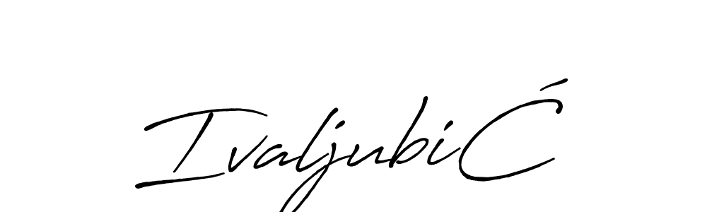 Also You can easily find your signature by using the search form. We will create IvaljubiĆ name handwritten signature images for you free of cost using Antro_Vectra_Bolder sign style. IvaljubiĆ signature style 7 images and pictures png