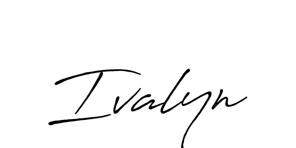 It looks lik you need a new signature style for name Ivalyn. Design unique handwritten (Antro_Vectra_Bolder) signature with our free signature maker in just a few clicks. Ivalyn signature style 7 images and pictures png