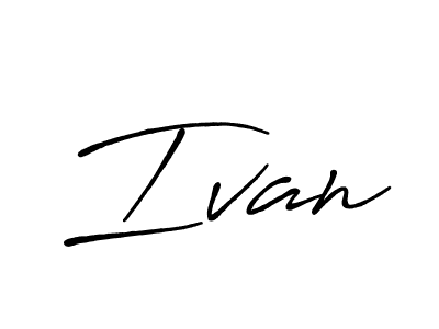Use a signature maker to create a handwritten signature online. With this signature software, you can design (Antro_Vectra_Bolder) your own signature for name Ivan. Ivan signature style 7 images and pictures png