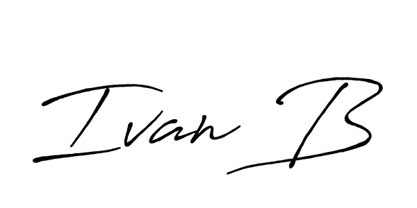 Make a beautiful signature design for name Ivan B. Use this online signature maker to create a handwritten signature for free. Ivan B signature style 7 images and pictures png