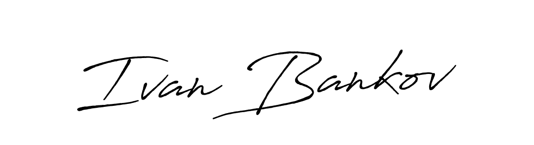 It looks lik you need a new signature style for name Ivan Bankov. Design unique handwritten (Antro_Vectra_Bolder) signature with our free signature maker in just a few clicks. Ivan Bankov signature style 7 images and pictures png