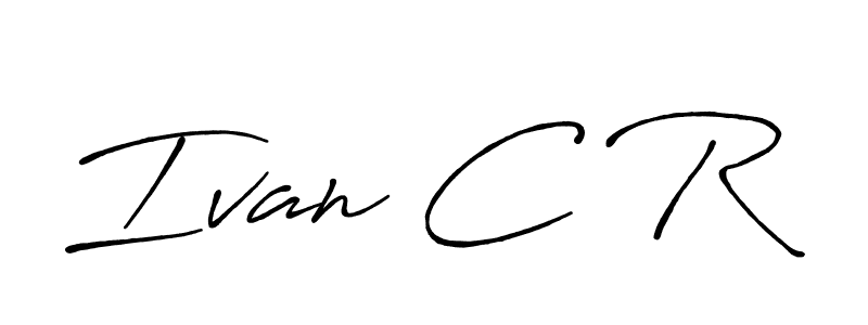 Make a short Ivan C R signature style. Manage your documents anywhere anytime using Antro_Vectra_Bolder. Create and add eSignatures, submit forms, share and send files easily. Ivan C R signature style 7 images and pictures png